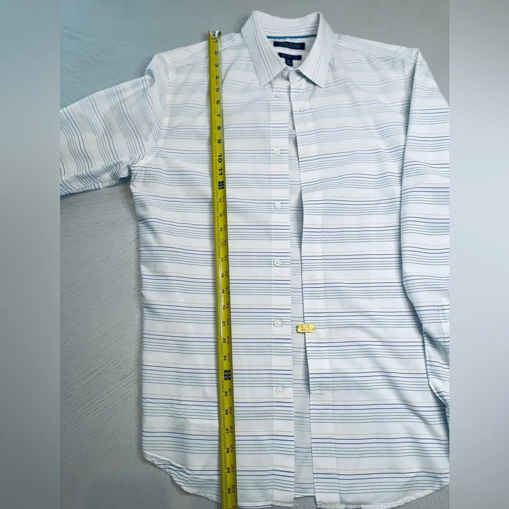 Banana Republic Grant Fit Pinstripe Button Down Shirt Medium